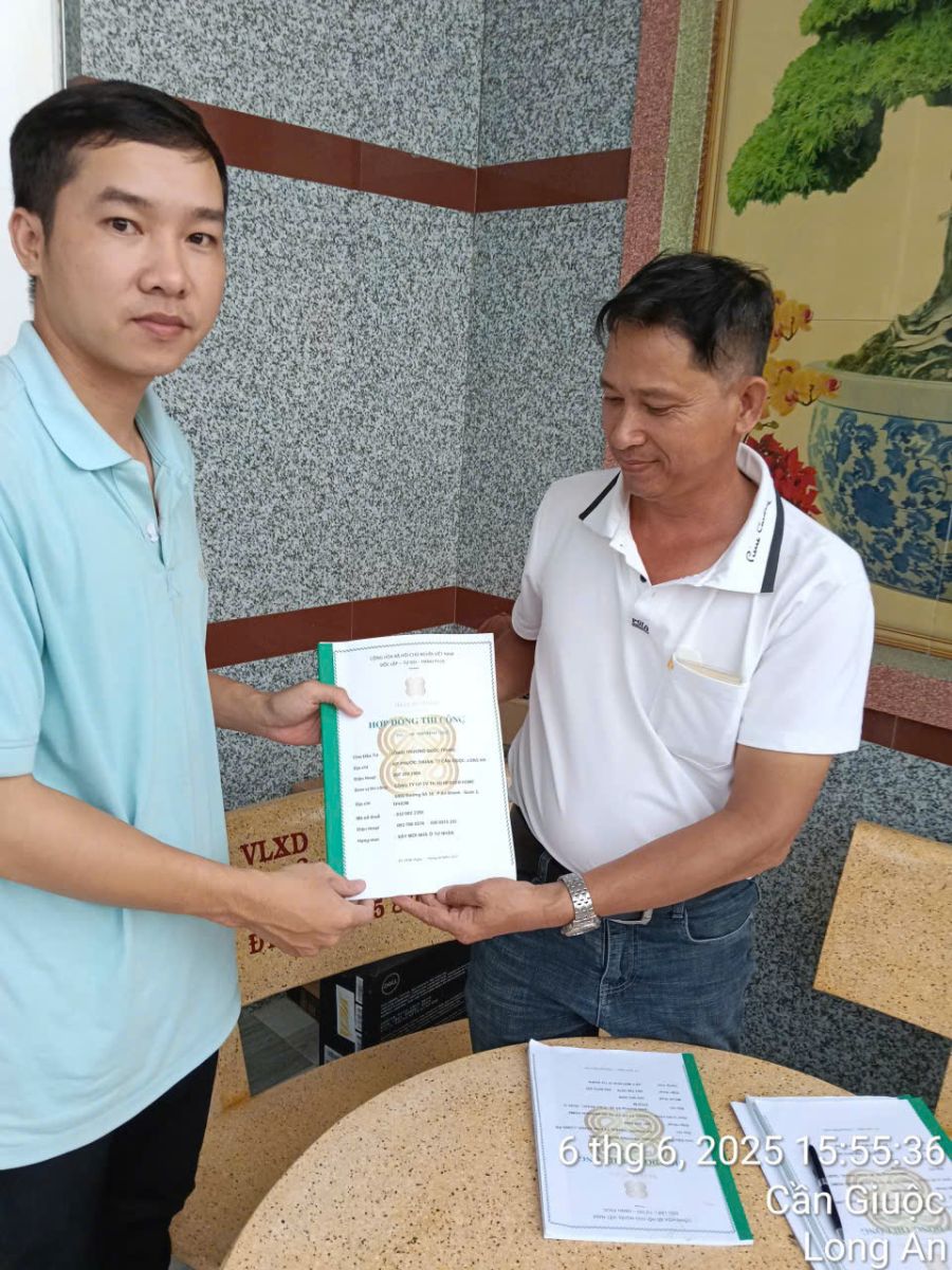 xây nhà trọn gói Cần Giuộc, Long An bởi Trường Huy